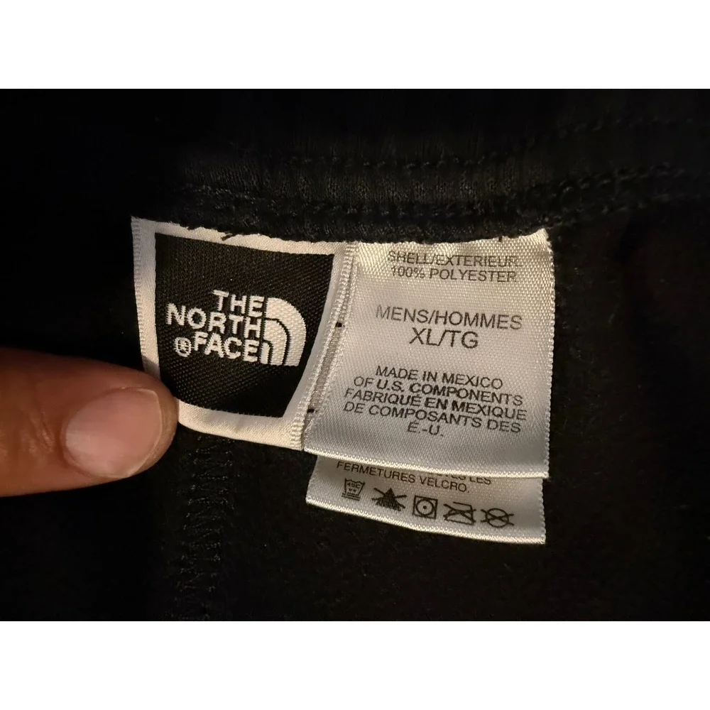 The North Face UltraWick Track Pants Mens XL Black Fleece Lined Ankle Zip